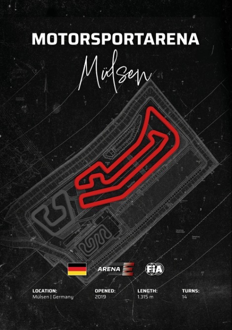 Motorsportarena Mülsen Strecke