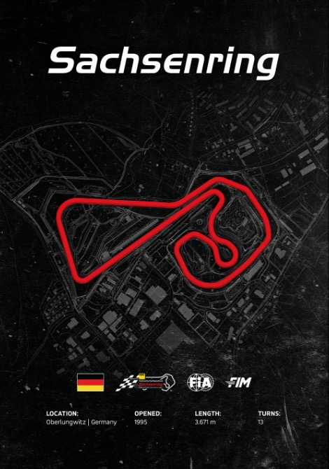 Sachsenring Strecke
